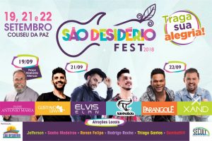 Prefeitura De Sao Desiderio Realiza Lancamento Oficial Do Sao Desiderio Fest 2018 Mural Do Oeste